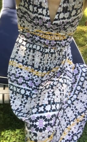 This Rachel Pally caftan dress is sleeveless, long &amp; adorned with a fun print -- but it's also offered in short sleeve and long sleeve, midi as well as maxi versions, and in several pretty solid colors